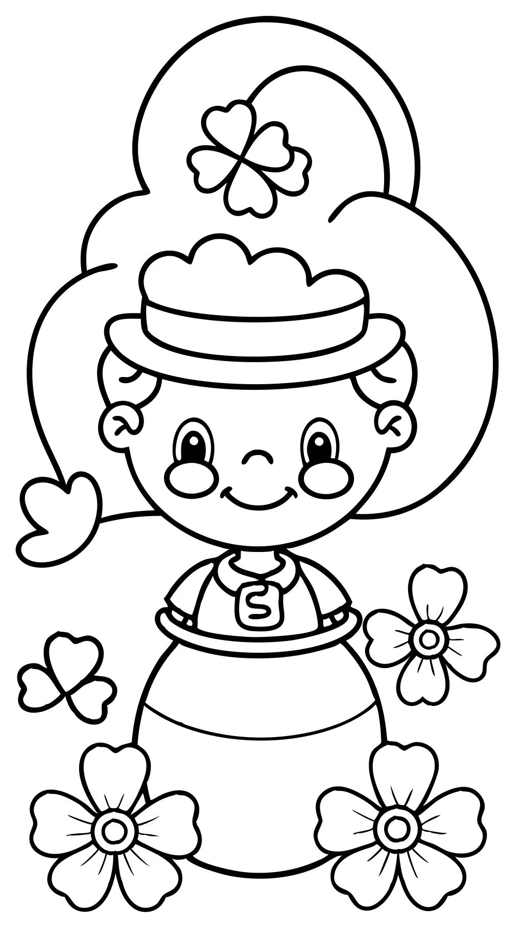 st patrick day coloring pages